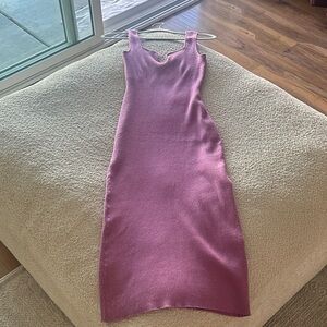 H&M Mauve Midi Dress